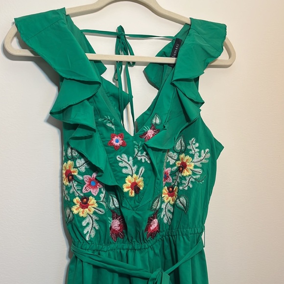 LULUMARI Ruffle Embroidered Dress - Picture 2 of 6